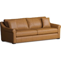 bowery light brown sofa   