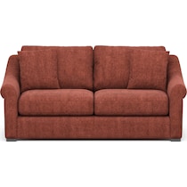 bowery orange sleeper sofa   