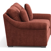 bowery orange sleeper sofa   