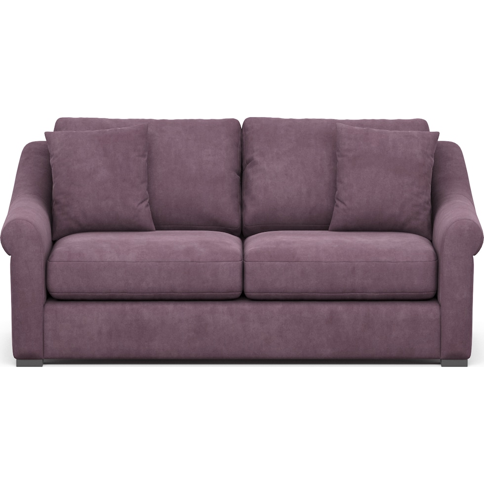 bowery purple sofa   