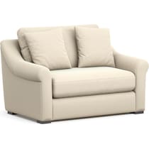 bowery white chair and a half