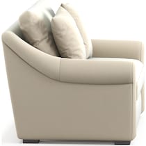 bowery white chair and a half