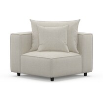 bowery white right arm facing sofa   