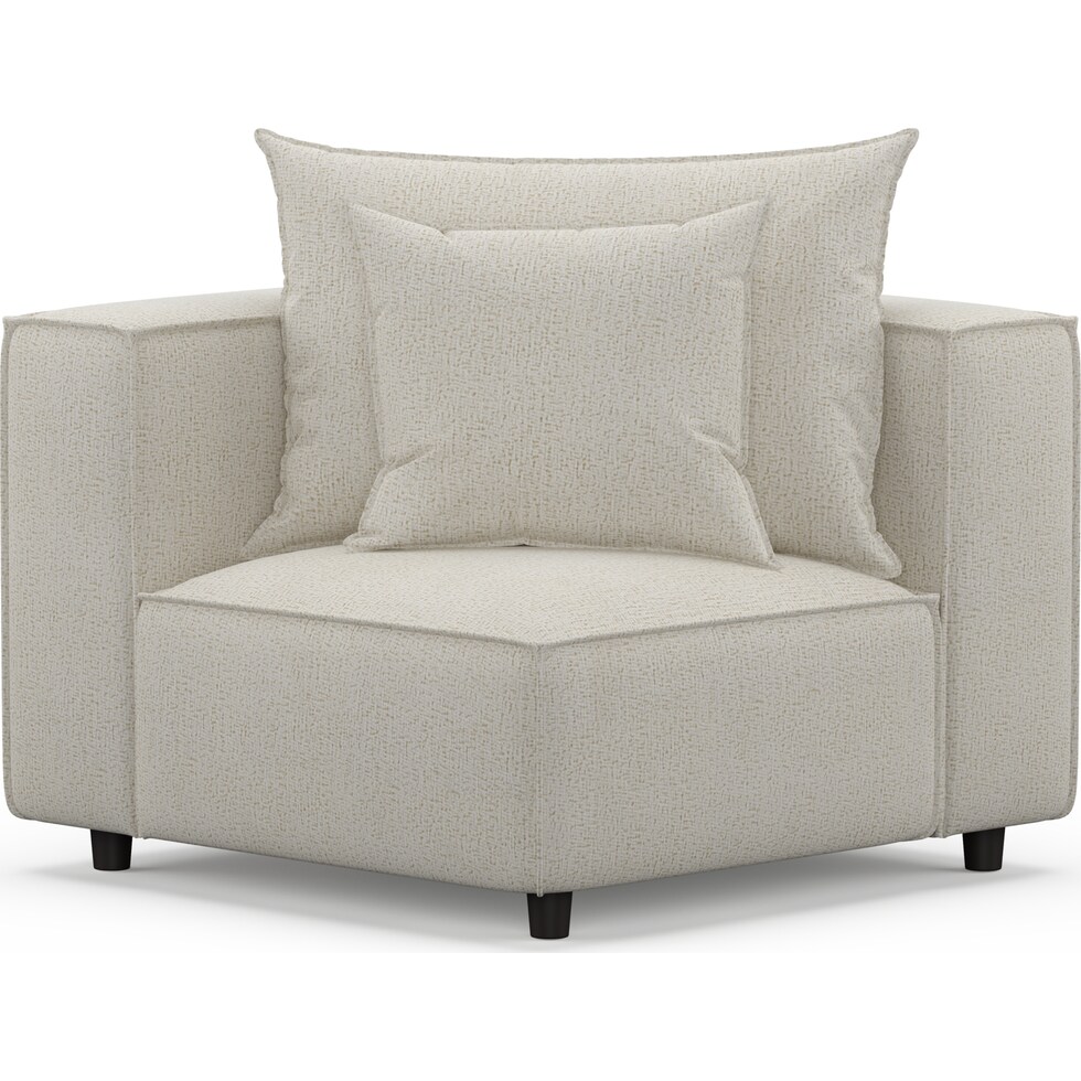 bowery white right arm facing sofa   
