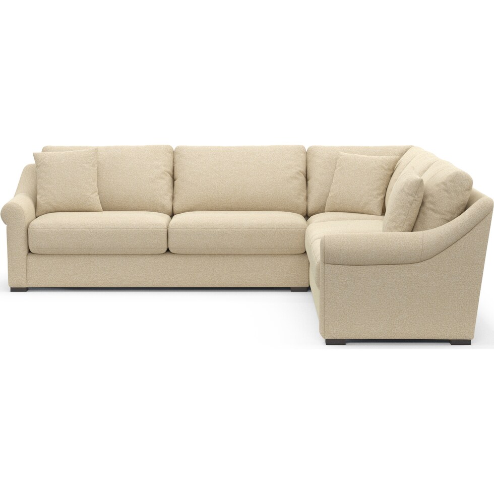 bowery white sleeper sectional   