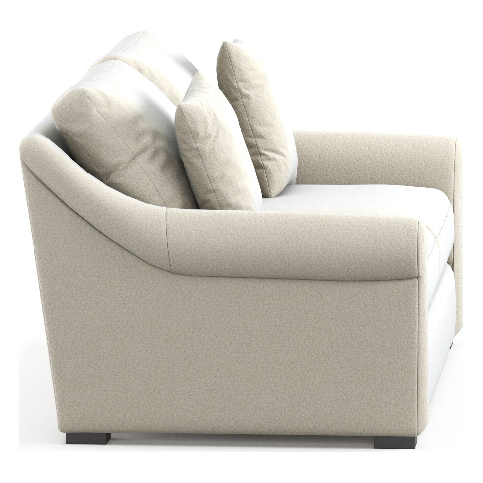 bowery white sleeper sofa   