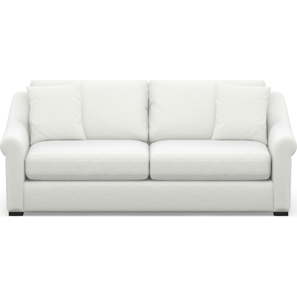 bowery white sleeper sofa   