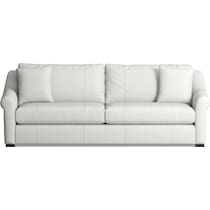 bowery white sofa   