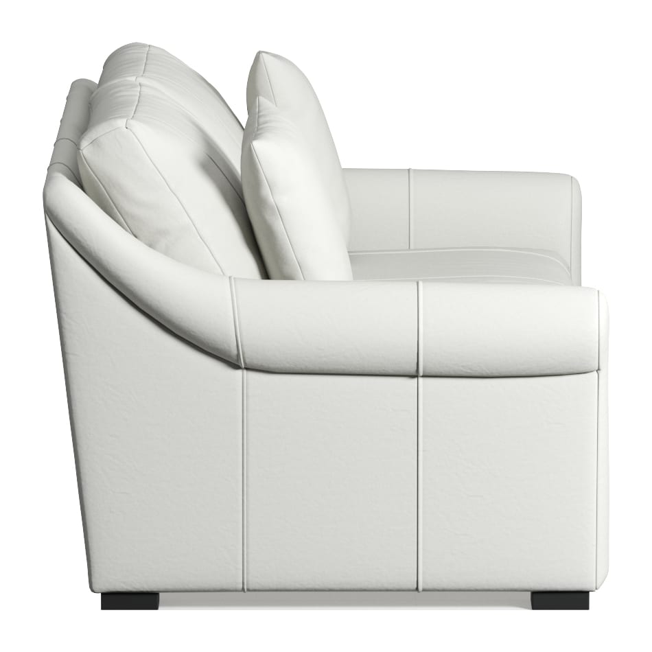 bowery white sofa   