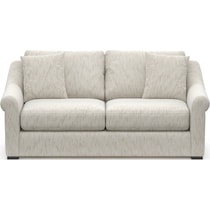 bowery white sofa   