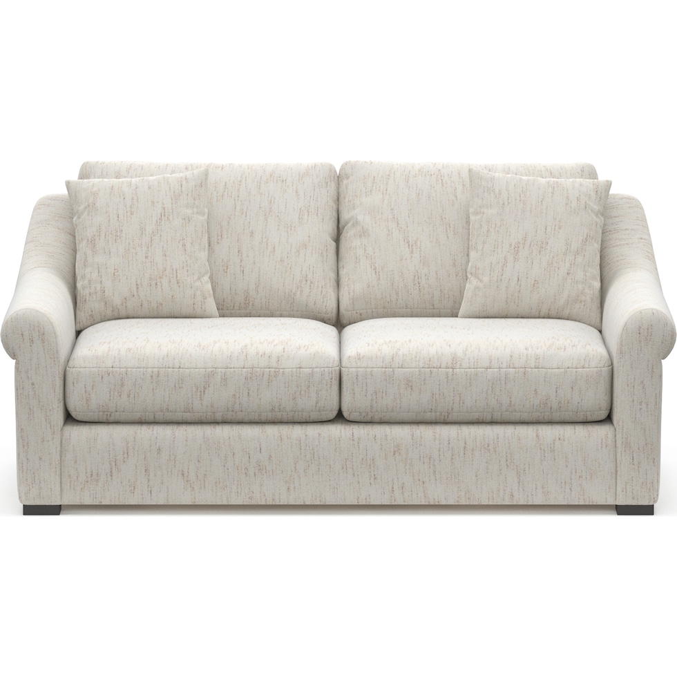 bowery white sofa   
