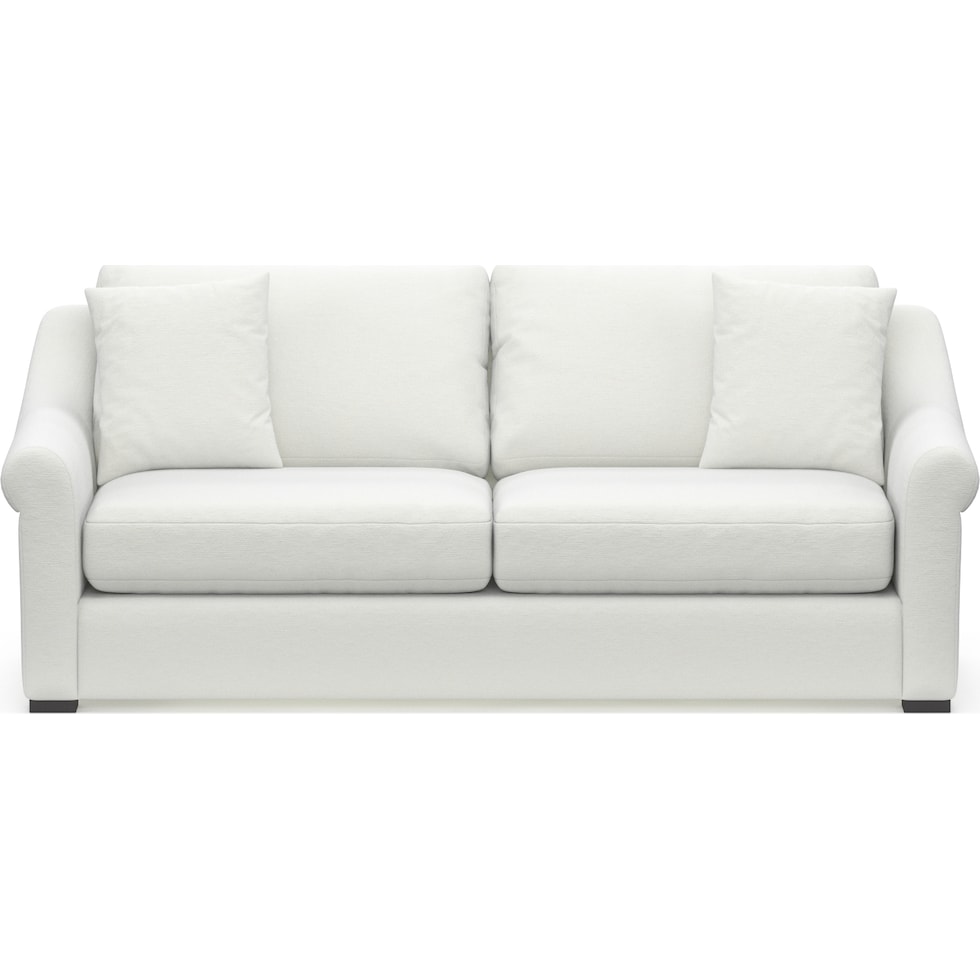bowery white sofa   