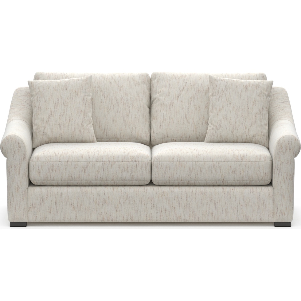 bowery white sofa   