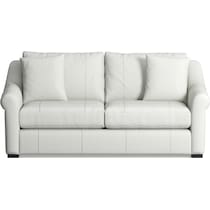 bowery white sofa   