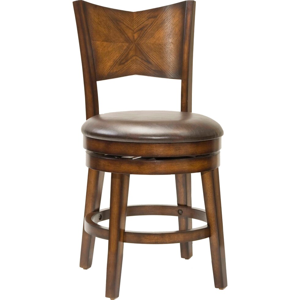 bowley dark brown counter height stool   