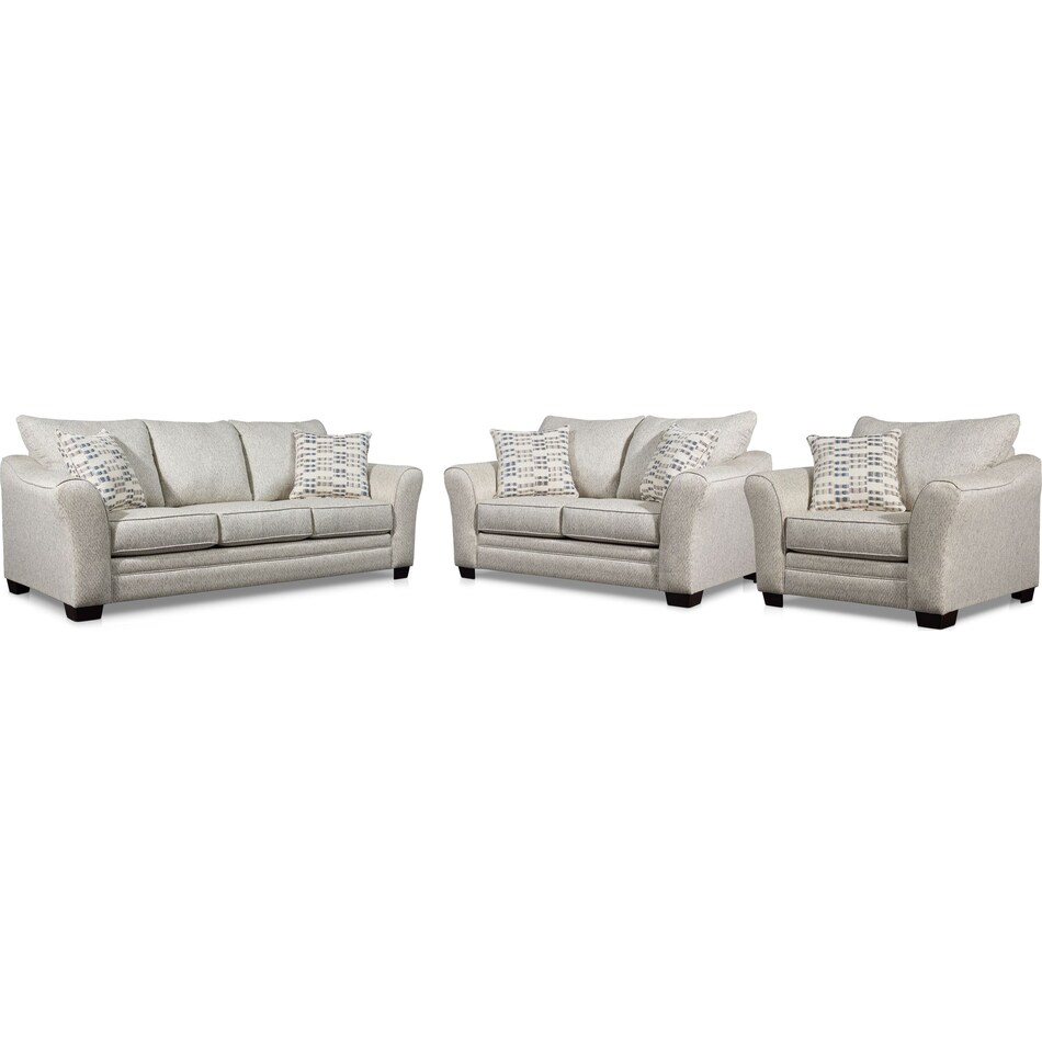 Braden Sofa, Loveseat and Chair | American Signature Furniture