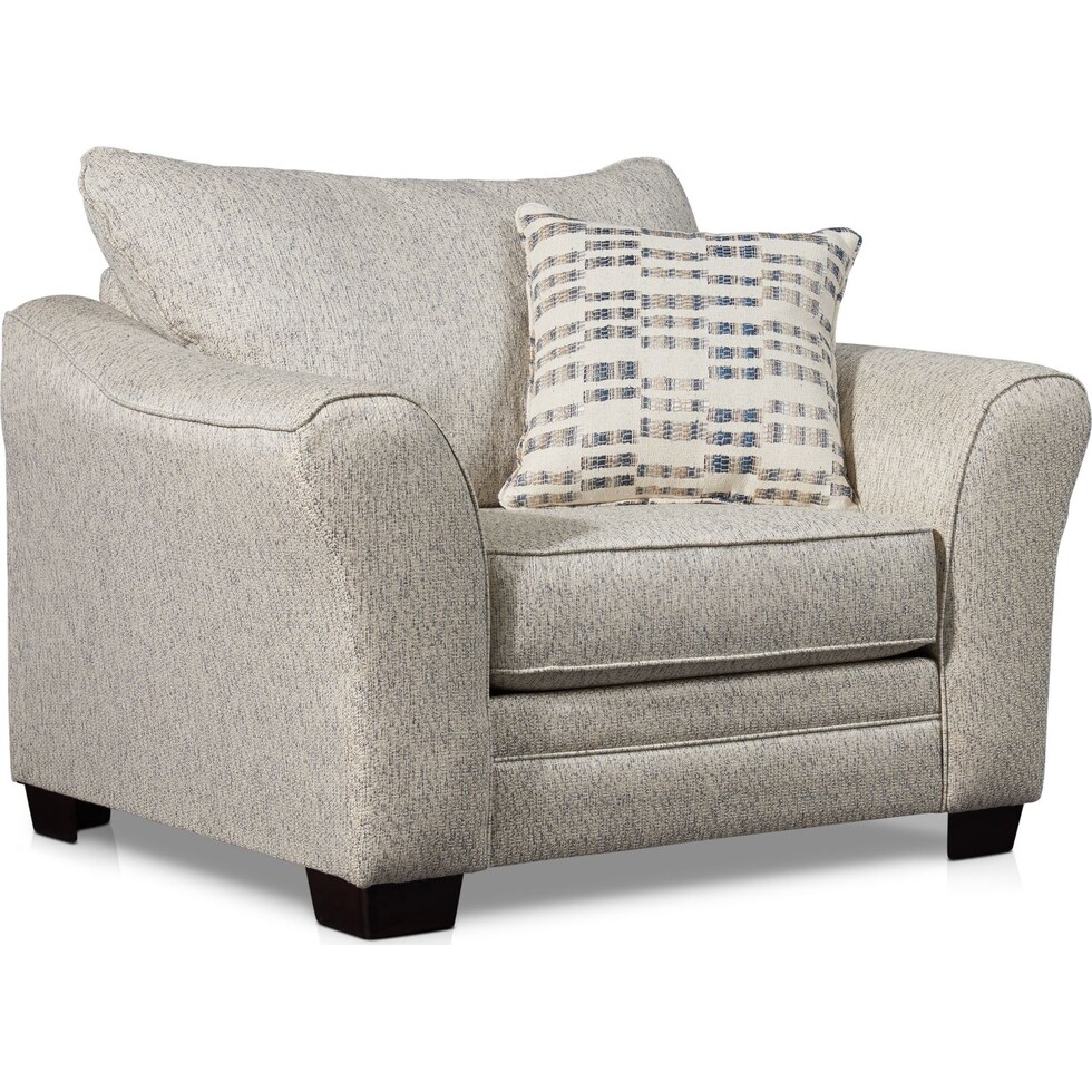braden white chair   