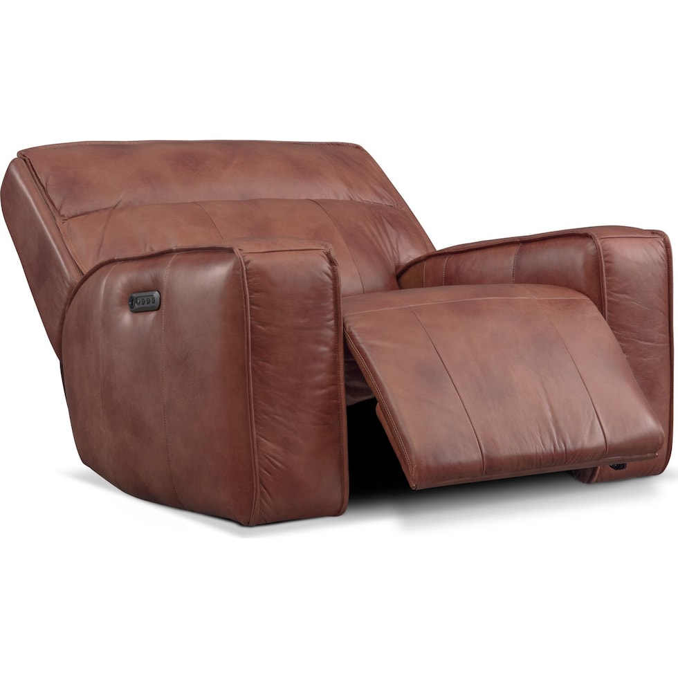 bradley dark brown recliner   