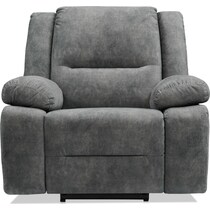 bradshaw gray  pc manual reclining living room   