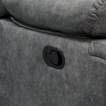 bradshaw gray  pc manual reclining living room   