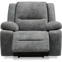 bradshaw gray  pc power reclining living room   