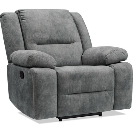 Bradshaw Manual Recliner - Charcoal