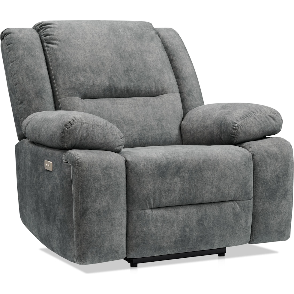 bradshaw gray power recliner   