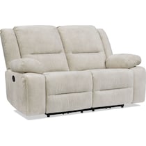 bradshaw neutral manual reclining loveseat   