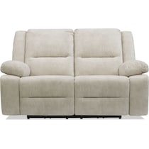 bradshaw neutral manual reclining loveseat   