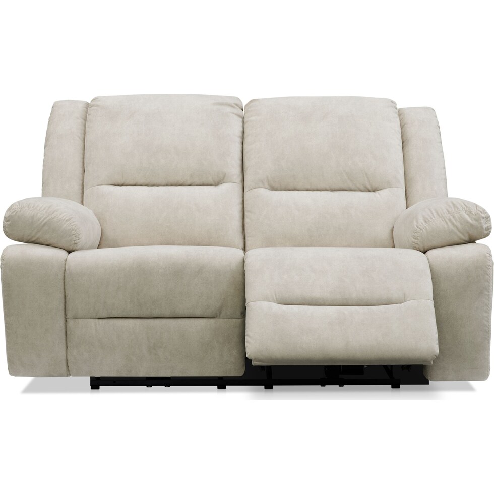 bradshaw neutral manual reclining loveseat   
