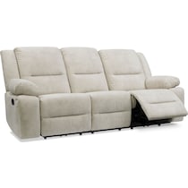 bradshaw neutral manual reclining sofa   