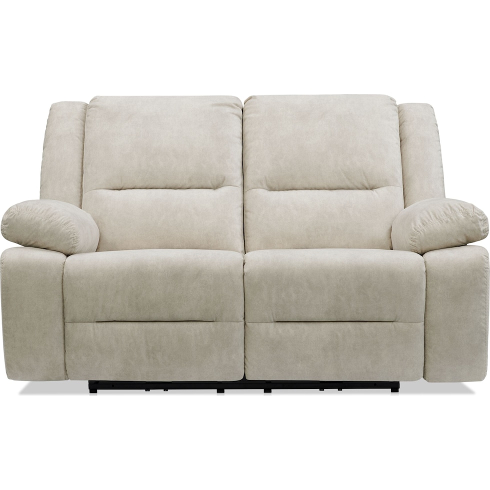 bradshaw neutral power reclining loveseat   