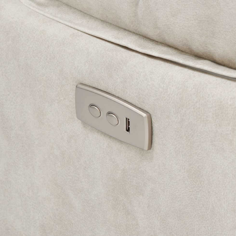 bradshaw neutral power reclining loveseat   