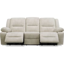 bradshaw neutral power reclining sofa   