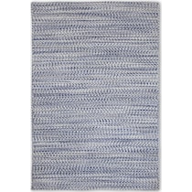 braided blue area rug  x    