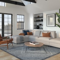 bram blue area rug  x    
