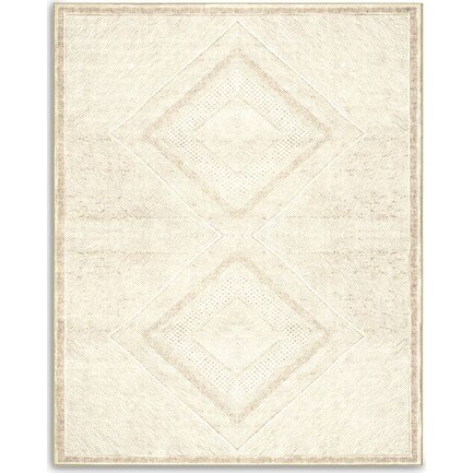 Bram 5' x 8' Area Rug-Gold Diamonds