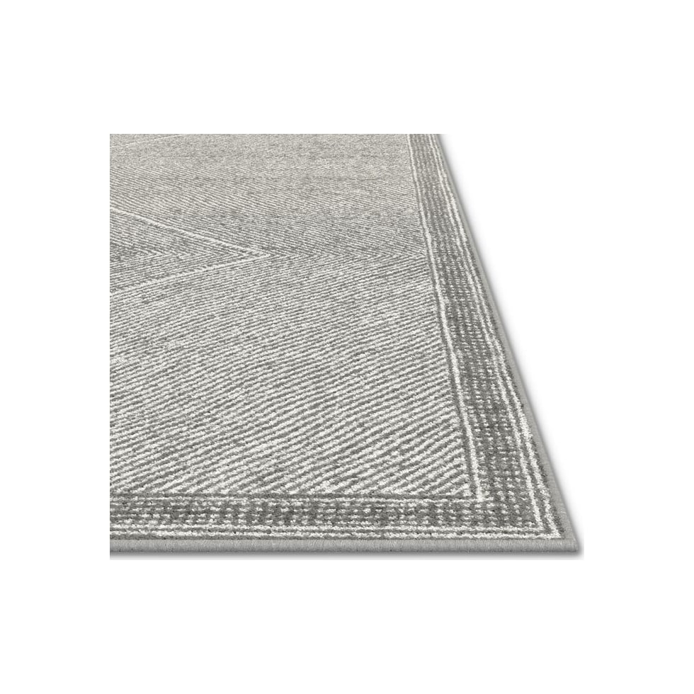 bram gray area rug  x    