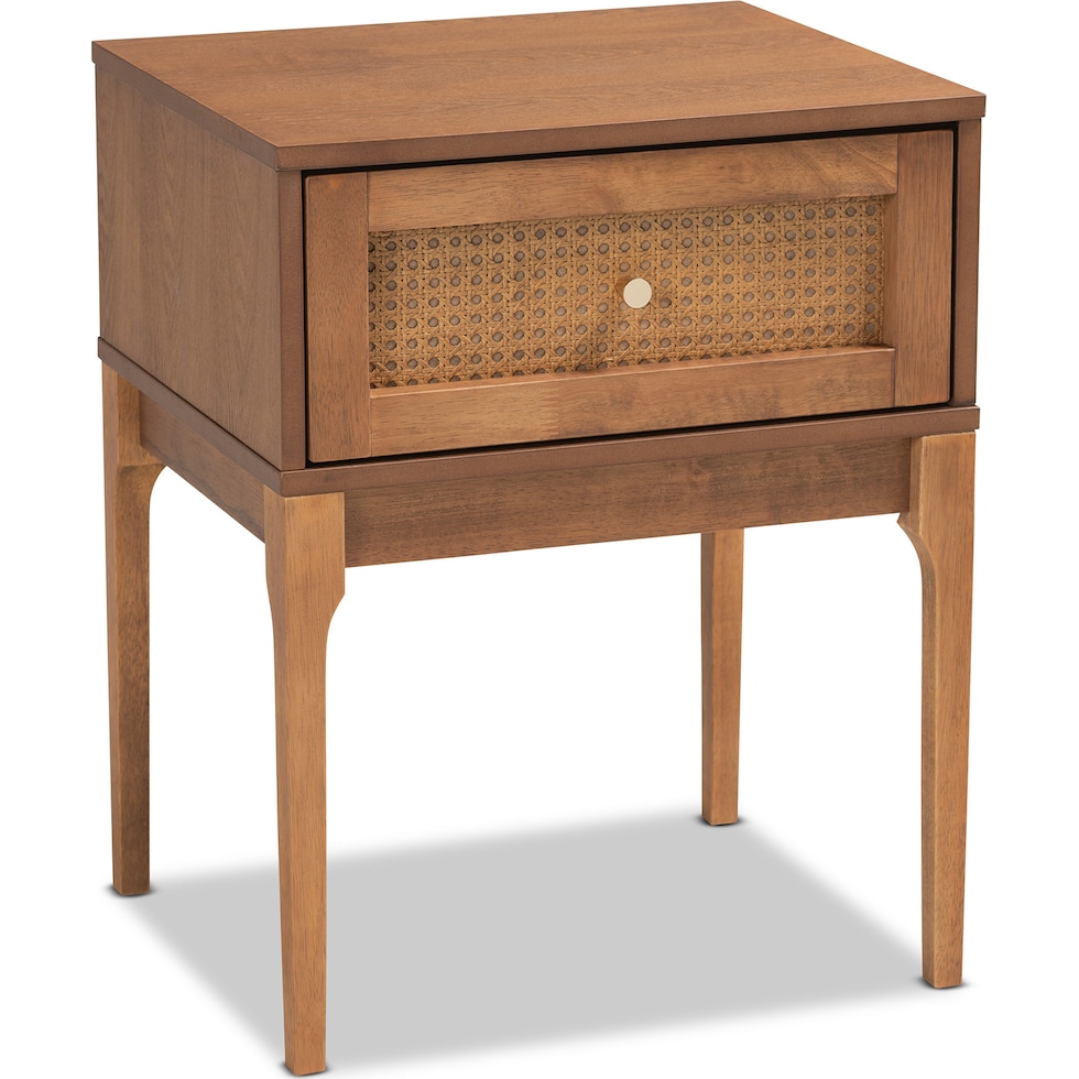 branca dark brown nightstand   