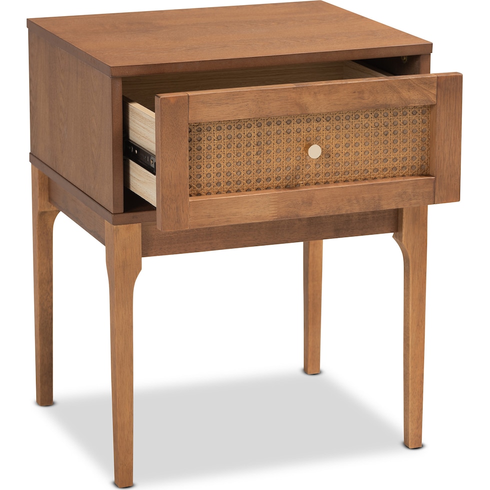 branca dark brown nightstand   