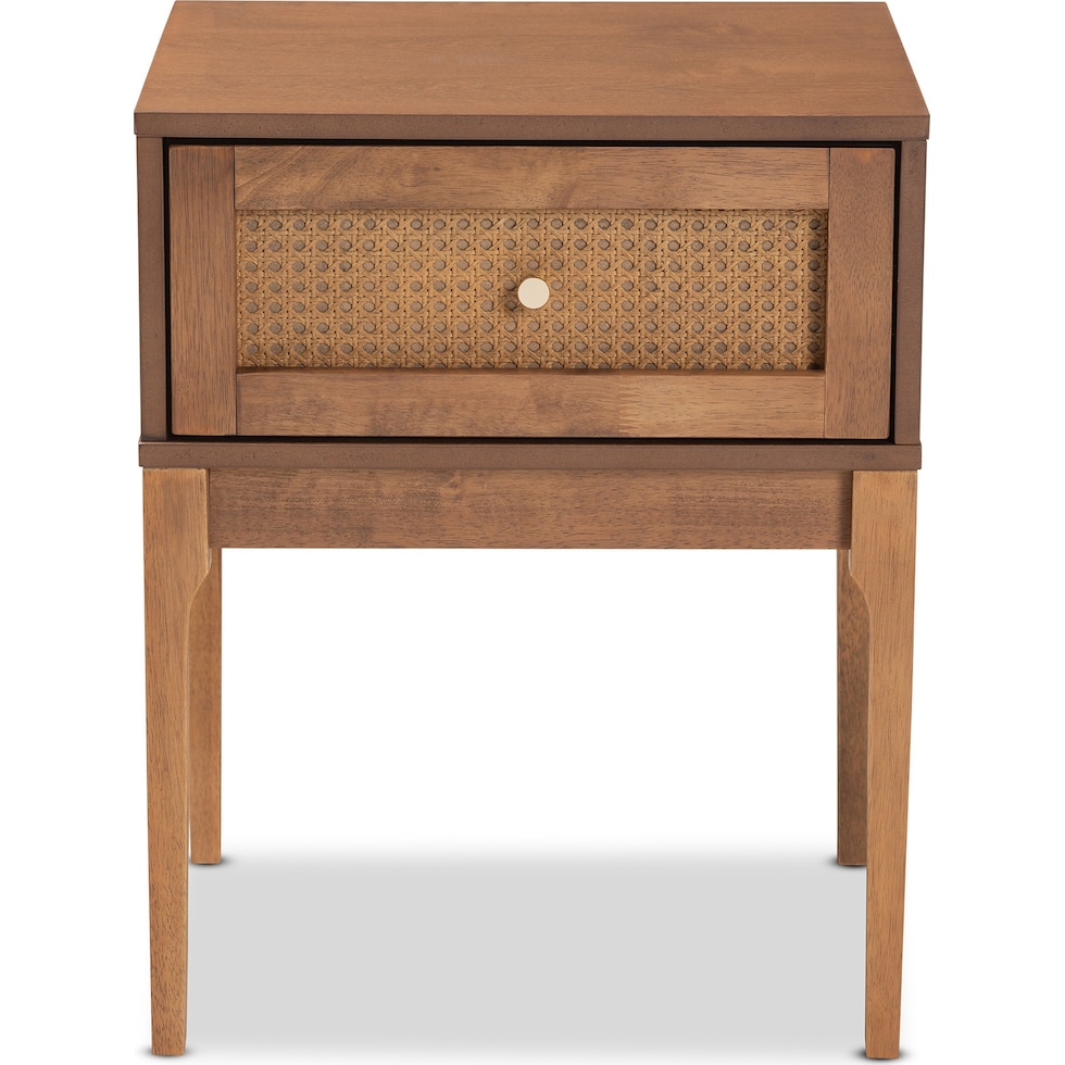 branca dark brown nightstand   