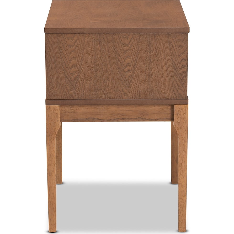 branca dark brown nightstand   