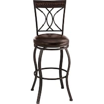brandall dark brown counter height stool   