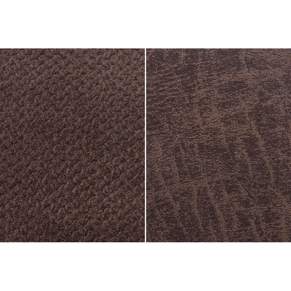 brando chocolate dark brown ottoman   
