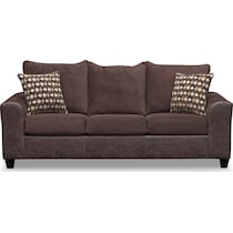 brando chocolate dark brown sofa   