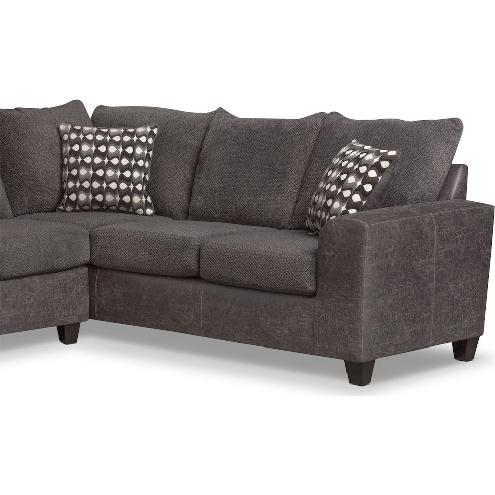 brando sectional smoke gray sectional   