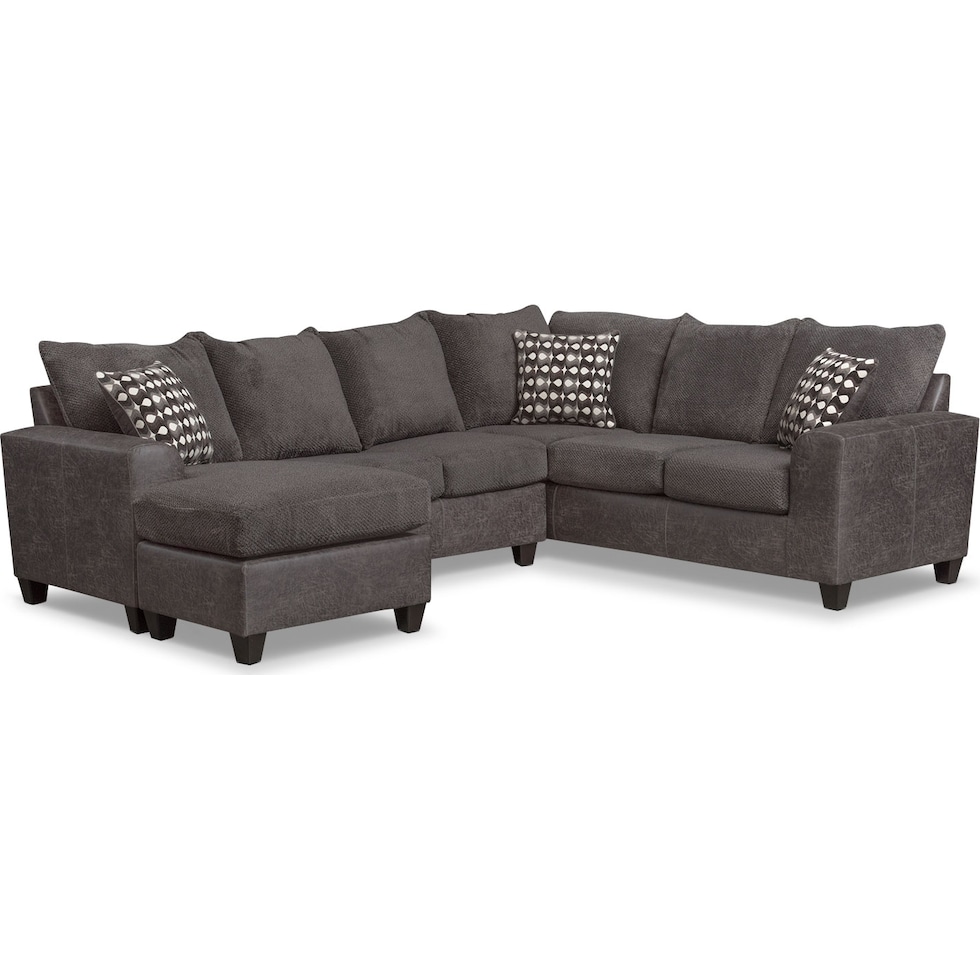 brando sectional smoke gray sectional   