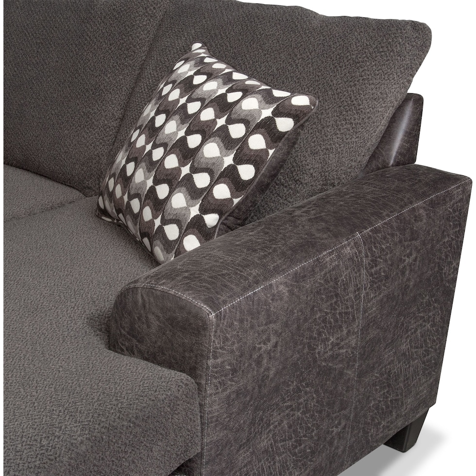 brando sectional smoke gray sectional   