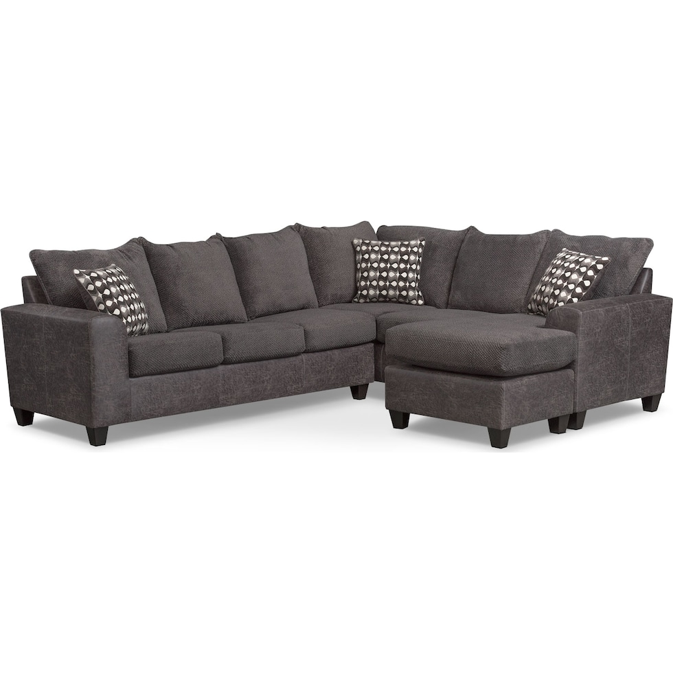 brando sectional smoke upholstery main image  