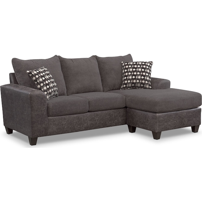 Living Room Furniture - Brando 2-Piece Sofa with Chaise